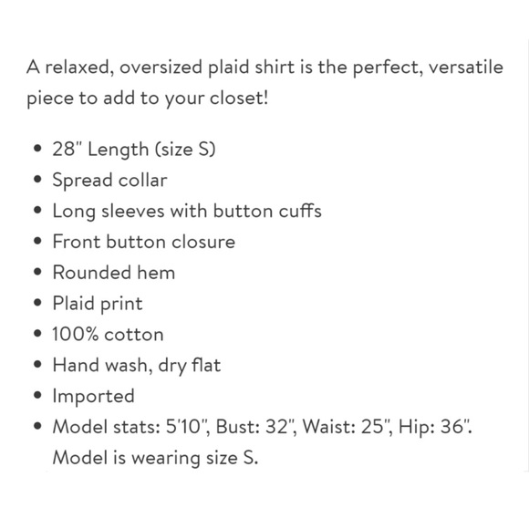 Medium abound red plaid button up - Picture 5 of 5